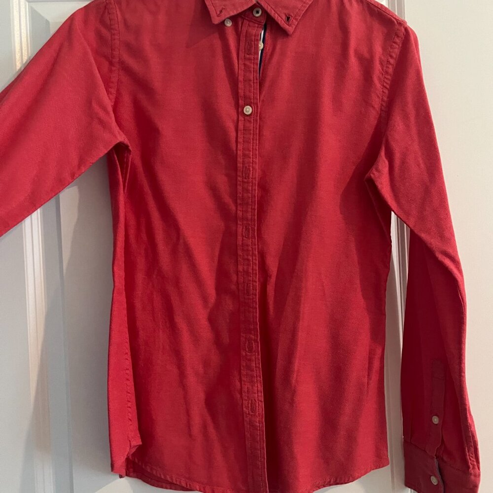 Banana Republic Salmon Oxford Button Down Shirt